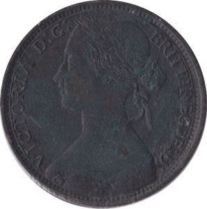 1872 PENNY ( VF ) - Penny - Cambridgeshire Coins