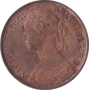 1873 FARTHING ( BU ) - Farthing - Cambridgeshire Coins