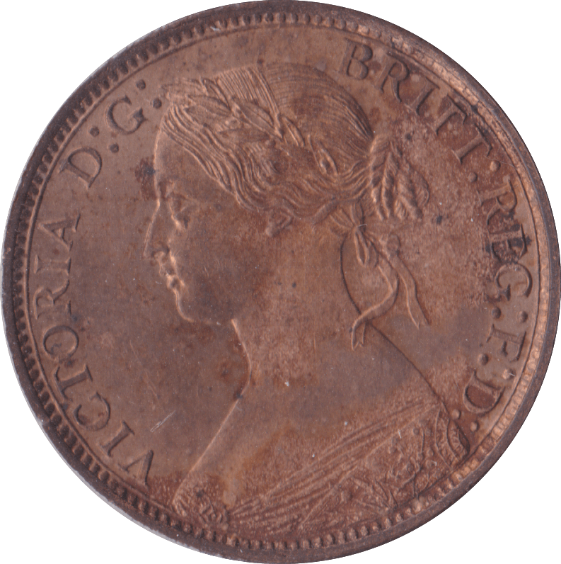 1873 FARTHING ( BU ) - Farthing - Cambridgeshire Coins