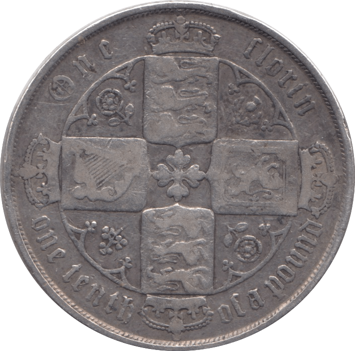 1873 FLORIN ( GF ) 4 - Florin - Cambridgeshire Coins