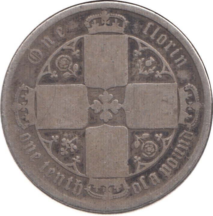 1873 FLORIN ( NF ) DIE 168 - FLORIN - Cambridgeshire Coins