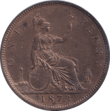 1873 PENNY ( UNC ) - Penny - Cambridgeshire Coins