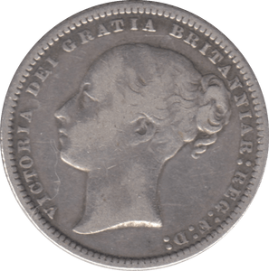 1873 SHILLING ( FINE ) - Sixpence - Cambridgeshire Coins