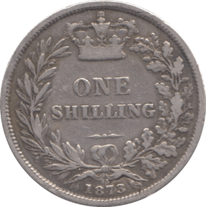 1873 SHILLING ( FINE ) - Sixpence - Cambridgeshire Coins