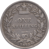 1873 SHILLING ( FINE ) - Sixpence - Cambridgeshire Coins