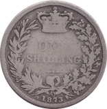 1873 SHILLING ( NF ) - Shilling - Cambridgeshire Coins