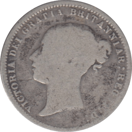 1873 SIXPENCE ( FAIR ) - Cambridgeshire Coins – Cambridgeshire Coins