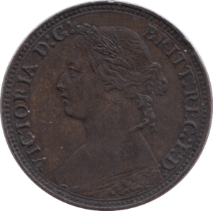 1874 FARTHING ( EF ) H - Farthing - Cambridgeshire Coins