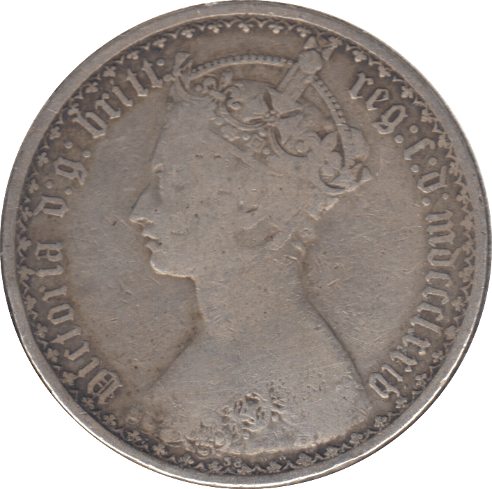 1874 FLORIN (FINE ) DIE 38 - Florin - Cambridgeshire Coins