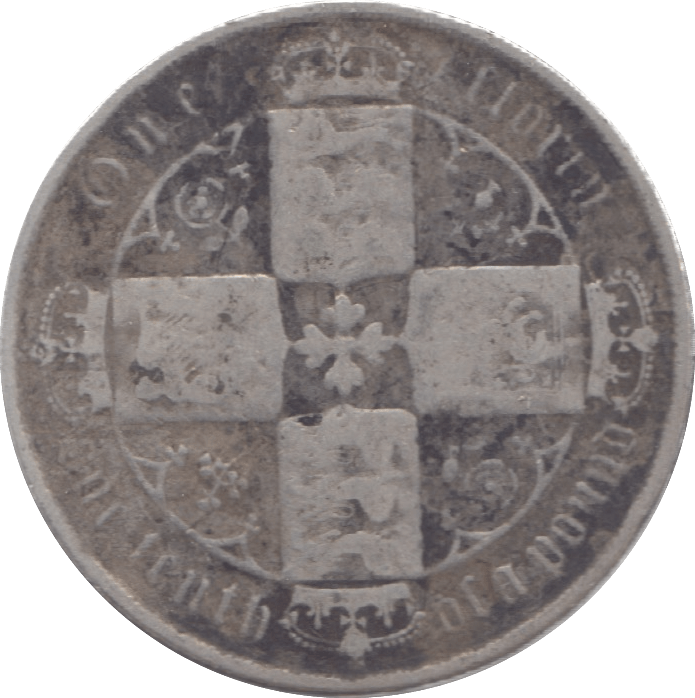 1874 FLORIN ( NF ) - Florin - Cambridgeshire Coins