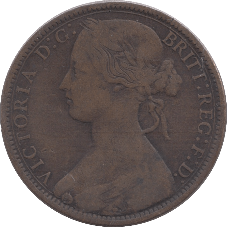 1874 PENNY ( FINE ) - Penny - Cambridgeshire Coins