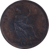 1874 PENNY ( GF ) - Penny - Cambridgeshire Coins