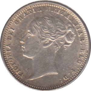 1874 SIXPENCE ( AUNC ) DIE 35 - Sixpence - Cambridgeshire Coins