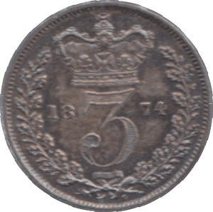 1874 SIXPENCE ( BU ) - Sixpence - Cambridgeshire Coins