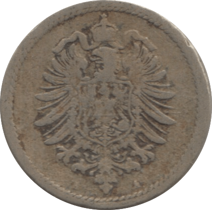 1875 5 PFENNIG GERMANY - WORLD COINS - Cambridgeshire Coins