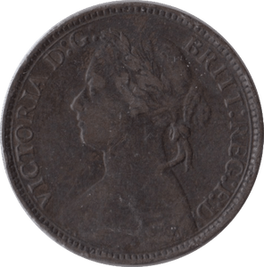 1875 FARTHING ( VF ) H - Farthing - Cambridgeshire Coins