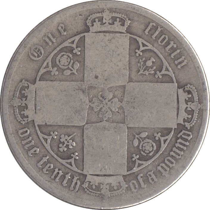 1875 FLORIN ( FAIR ) - FLORIN - Cambridgeshire Coins