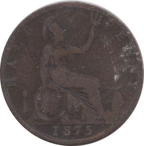 1875 HALF PENNY ( FAIR ) 3 - HALFPENNY - Cambridgeshire Coins