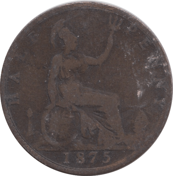 1875 HALF PENNY ( FAIR ) 3 - HALFPENNY - Cambridgeshire Coins