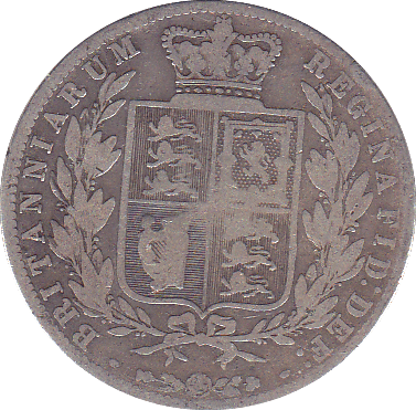 1875 HALFCROWN ( F ) - Halfcrown - Cambridgeshire Coins