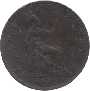 1875 PENNY ( EF ) 7 - Penny - Cambridgeshire Coins