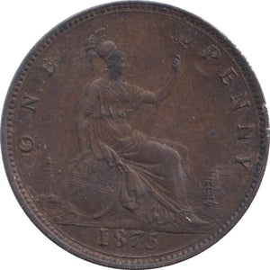 1875 PENNY ( EF ) - Penny - Cambridgeshire Coins