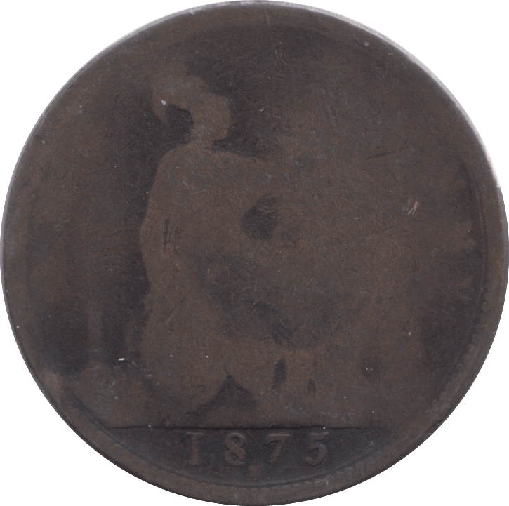 1875 PENNY ( POOR ) H - PENNY - Cambridgeshire Coins