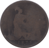 1875 PENNY ( POOR ) H - PENNY - Cambridgeshire Coins