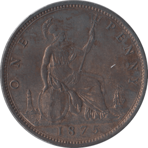 1875 PENNY ( UNC ) - Penny - Cambridgeshire Coins