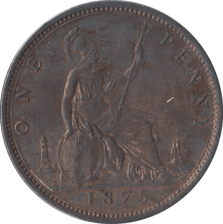 1875 PENNY ( UNC ) - Penny - Cambridgeshire Coins