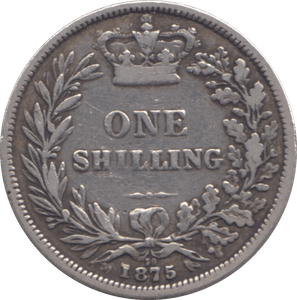 1875 SHILLING ( GF ) - Shilling - Cambridgeshire Coins