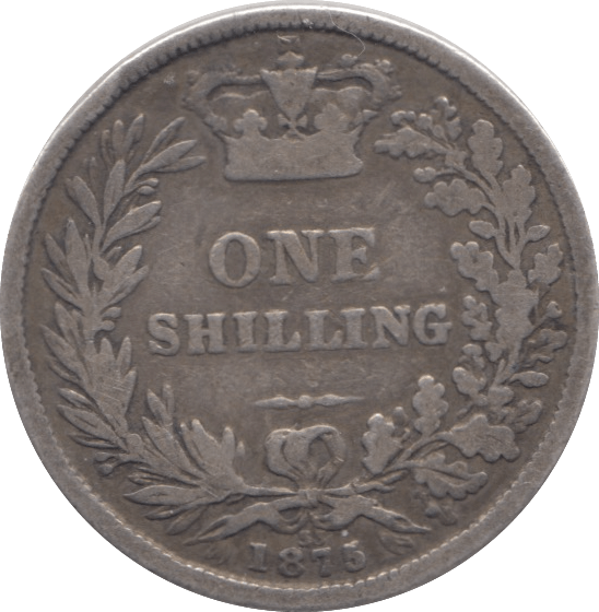 1875 SHILLING ( NF ) DIE 53 - Shilling - Cambridgeshire Coins