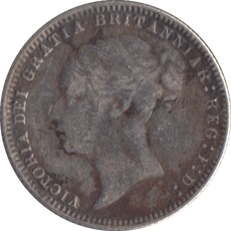 1875 SIXPENCE ( GF ) DIE 69 - Sixpence - Cambridgeshire Coins