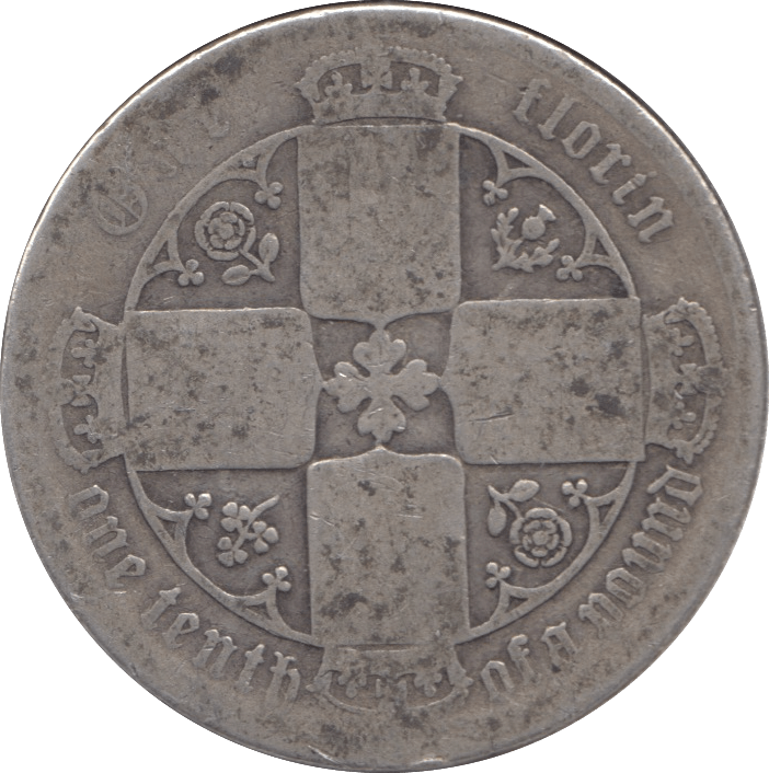 1876 FLORIN ( FAIR ) 3 - Florin - Cambridgeshire Coins