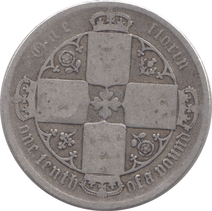 1876 FLORIN ( FAIR ) - FLORIN - Cambridgeshire Coins