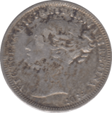 1876 MAUNDY THREEPENCE ( EF ) - Maundy Coins - Cambridgeshire Coins