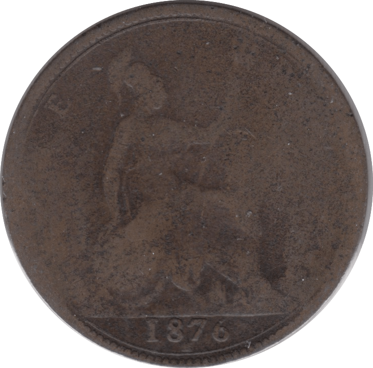 1876 PENNY ( FAIR ) H - Penny - Cambridgeshire Coins