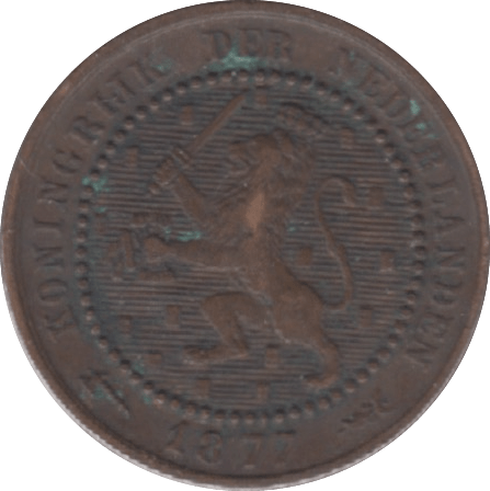 1877 NETHERLANDS ONE CENT - WORLD COINS - Cambridgeshire Coins