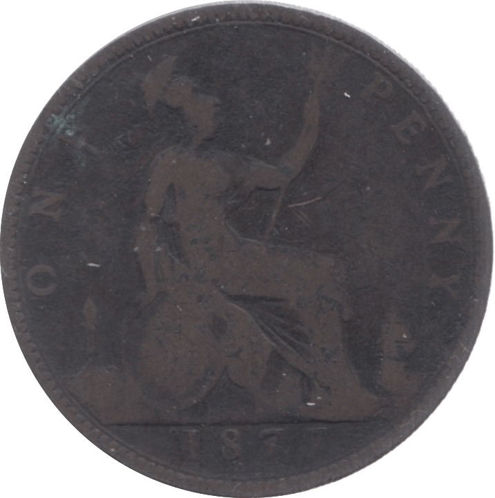 1877 PENNY ( FAIR ) 7 - Penny - Cambridgeshire Coins