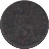 1877 PENNY ( FINE ) - Penny - Cambridgeshire Coins