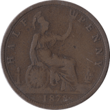 1878 HALFPENNY ( FINE ) - Halfpenny - Cambridgeshire Coins