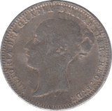 1878 SIXPENCE ( FINE ) DIE 14 - Sixpence - Cambridgeshire Coins