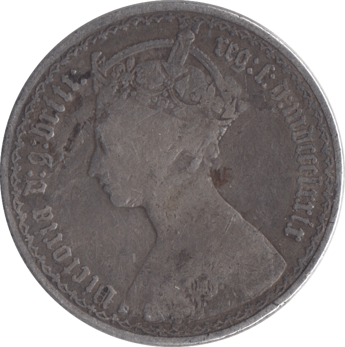 1879 FLORIN ( FINE ) - FLORIN - Cambridgeshire Coins