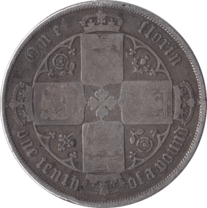 1879 FLORIN ( FINE ) - FLORIN - Cambridgeshire Coins