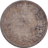 1879 SIXPENCE ( FAIR ) - Sixpence - Cambridgeshire Coins