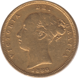 1880 GOLD HALF SOVEREIGN ( GF ) - Half Sovereign - Cambridgeshire Coins