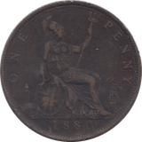 1880 PENNY ( VF ) - Penny - Cambridgeshire Coins