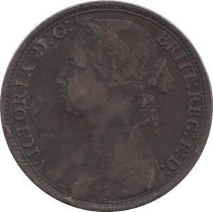 1880 PENNY ( VF ) - Penny - Cambridgeshire Coins