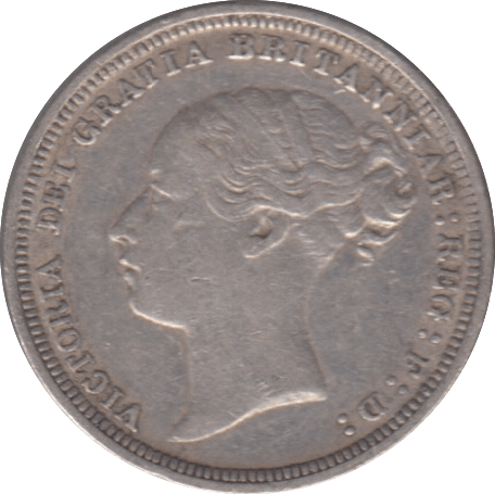 1880 SIXPENCE ( EF ) 2 - Sixpence - Cambridgeshire Coins