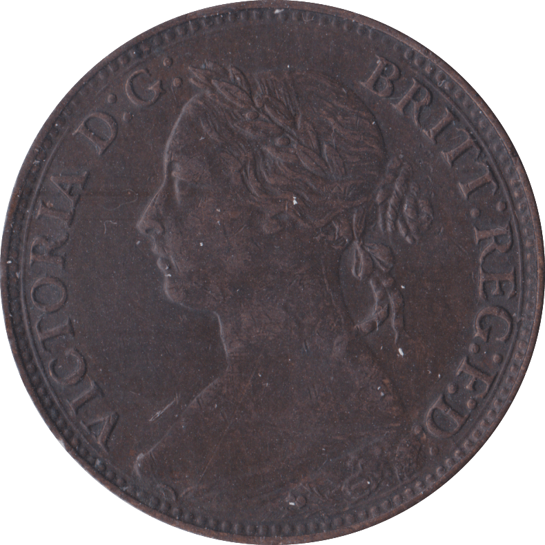 1881 FARTHING ( EF ) A - Farthing - Cambridgeshire Coins